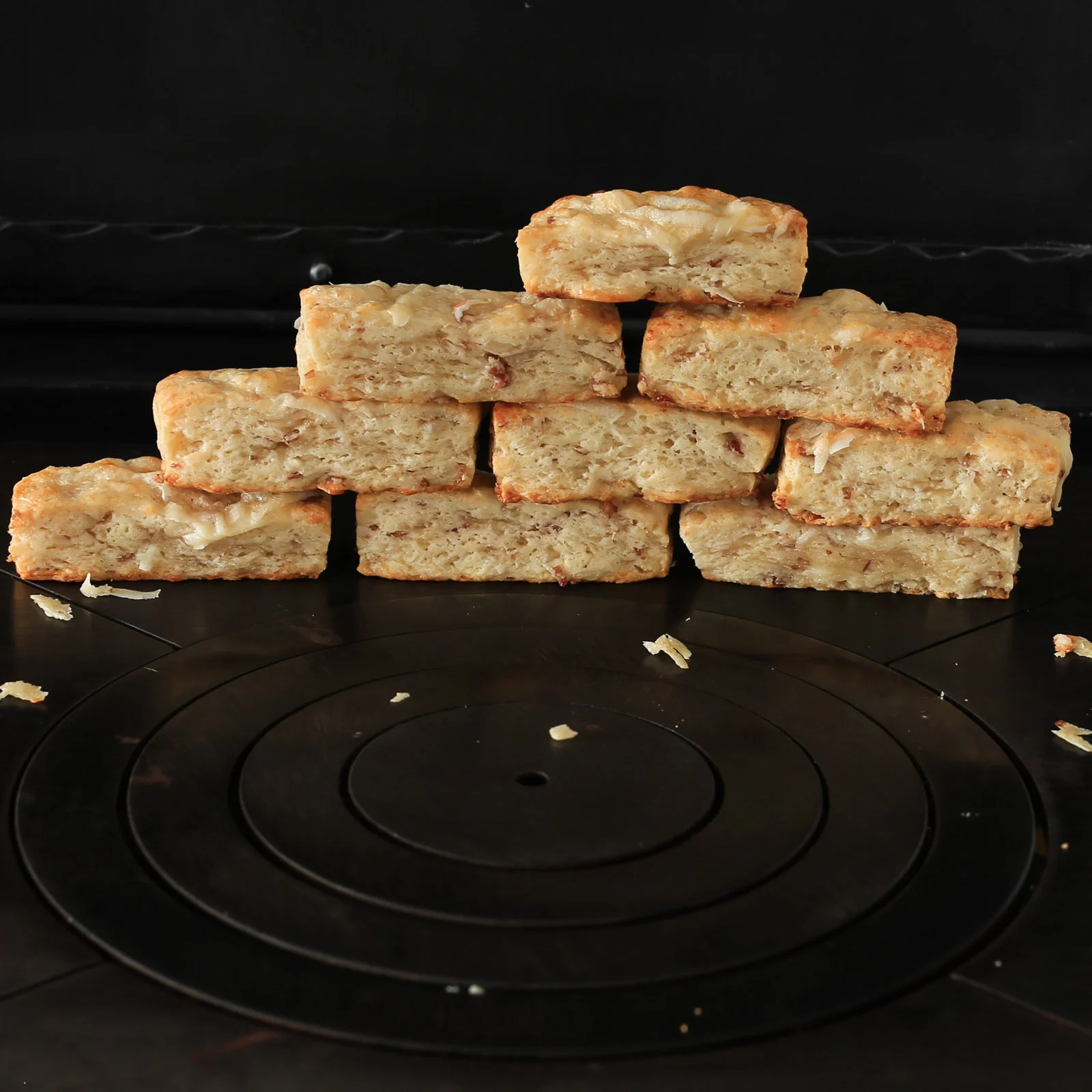 Scones with Speck and Parmesan