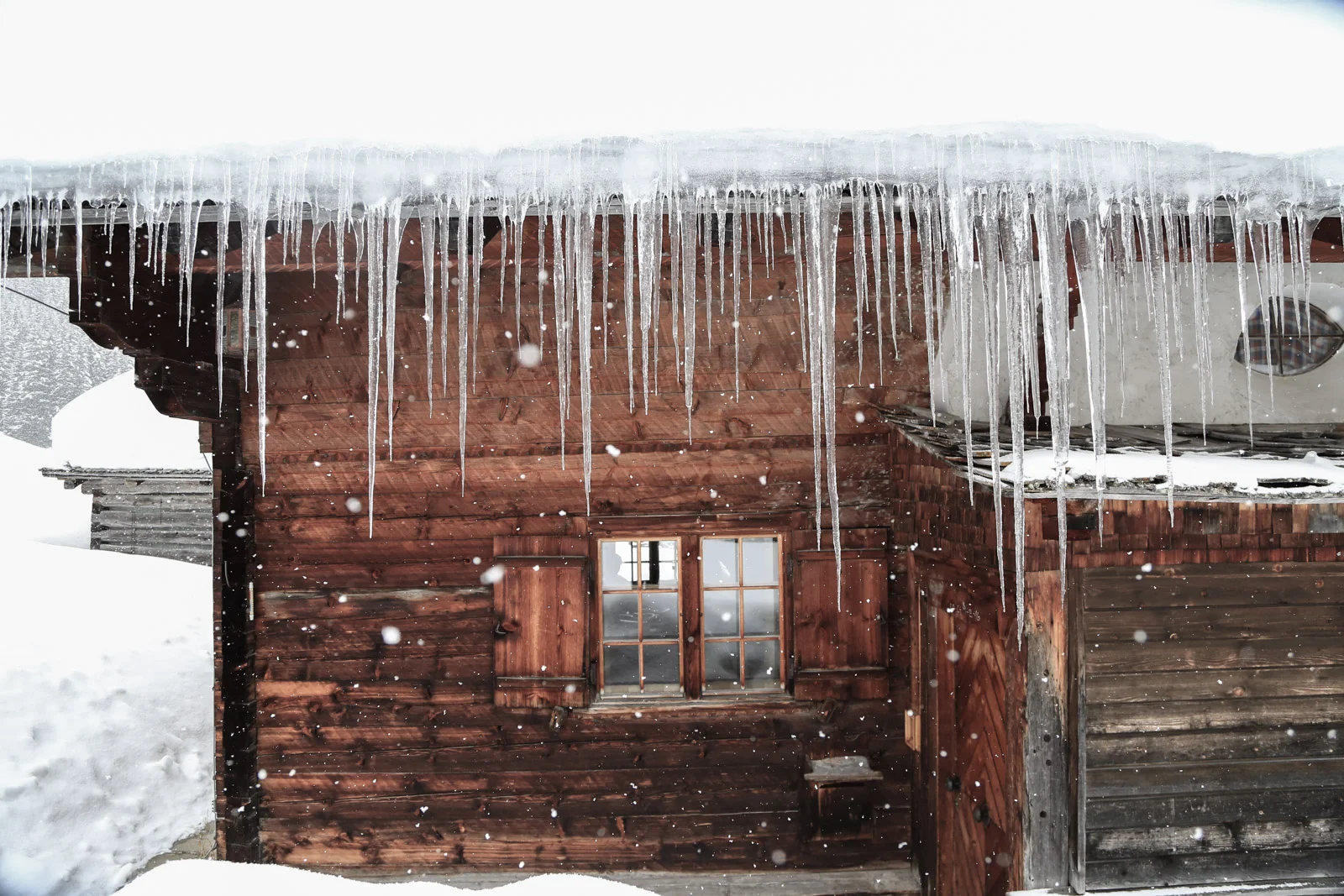 And Flurries in the Austrian Alps
