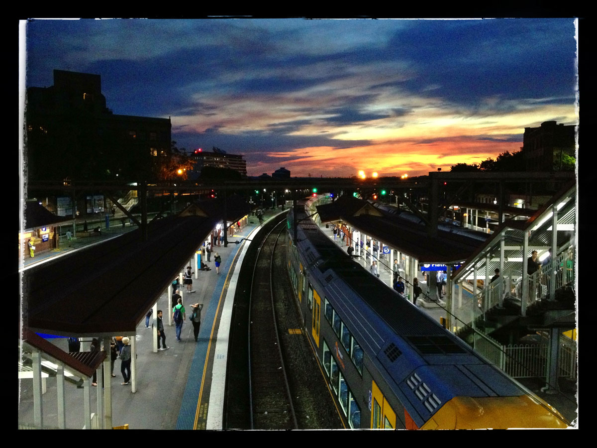 Sunset, Redfern Station