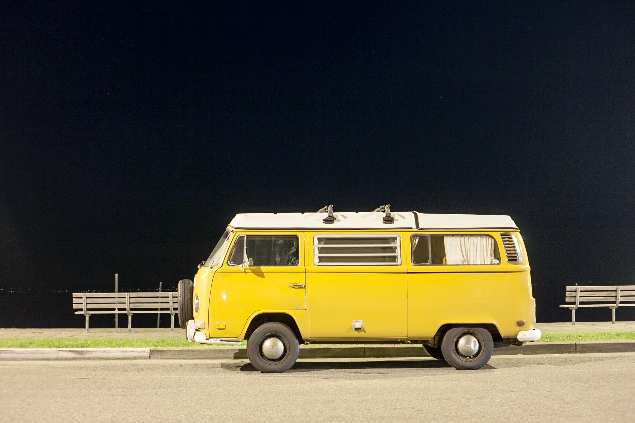 Alki Beach on a Tuesday Night