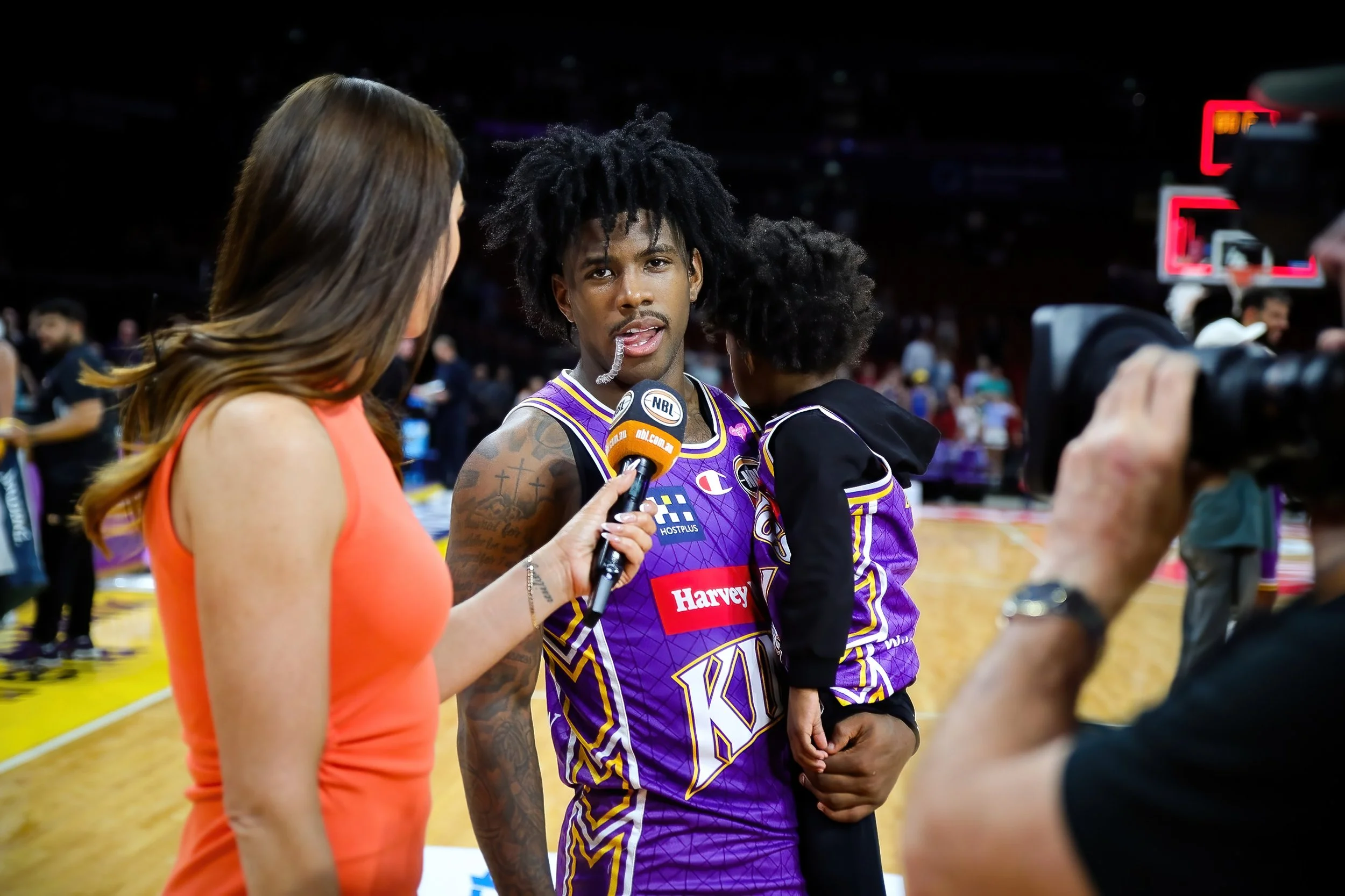 Kendric Davis and son