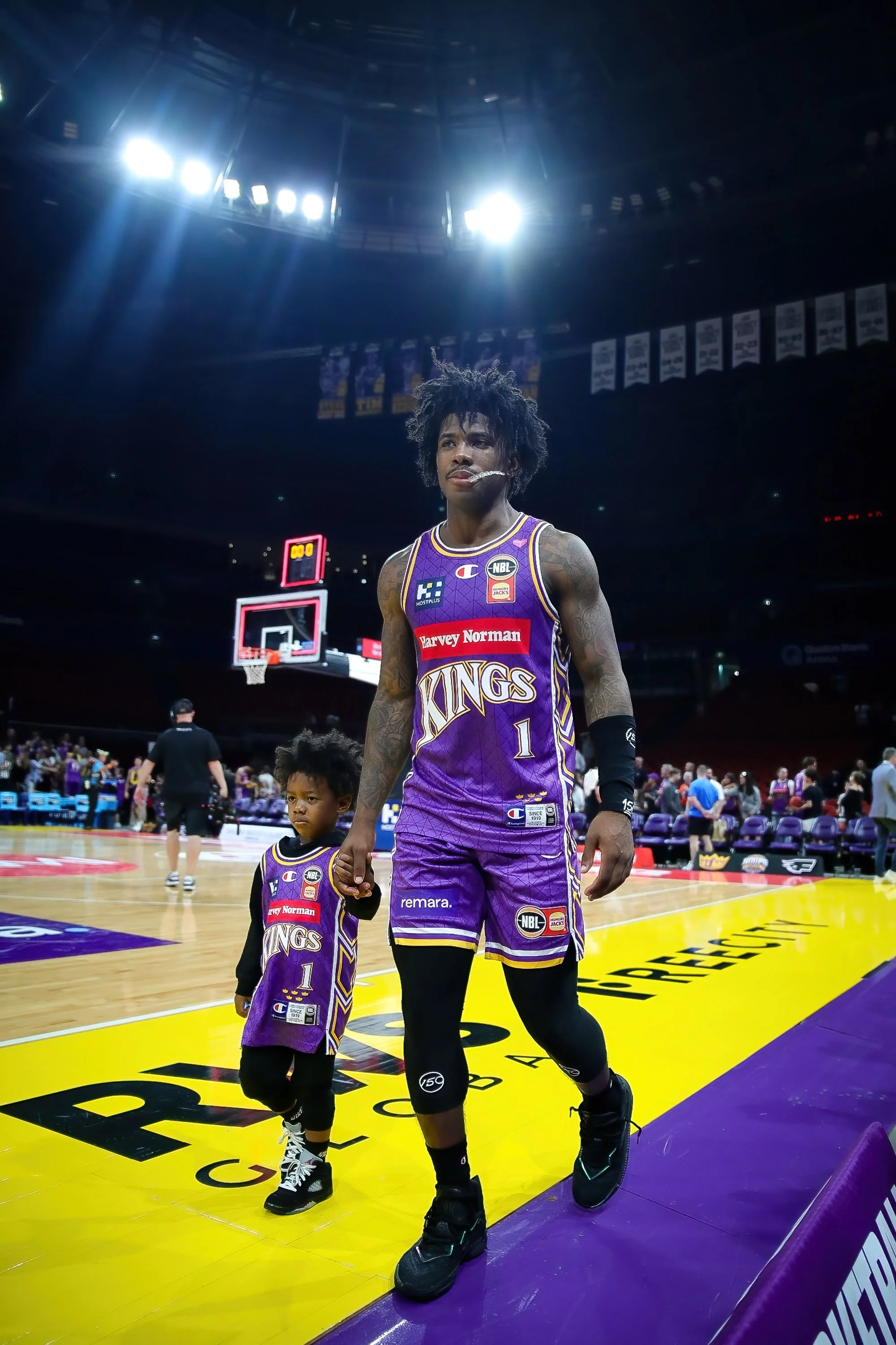 Kendric Davis and son