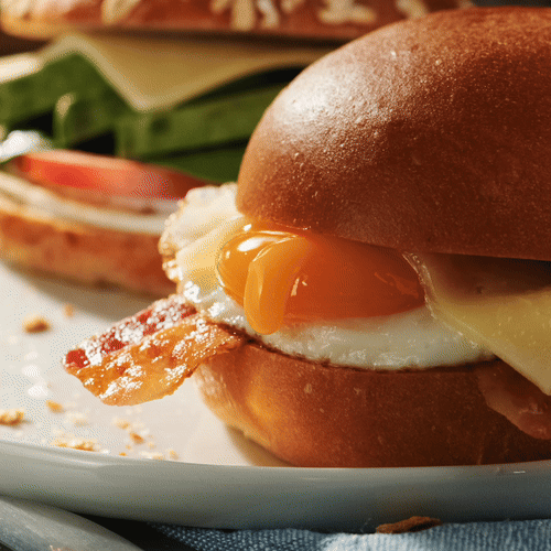 Panera Bread - Breakfast Sandwich.gif