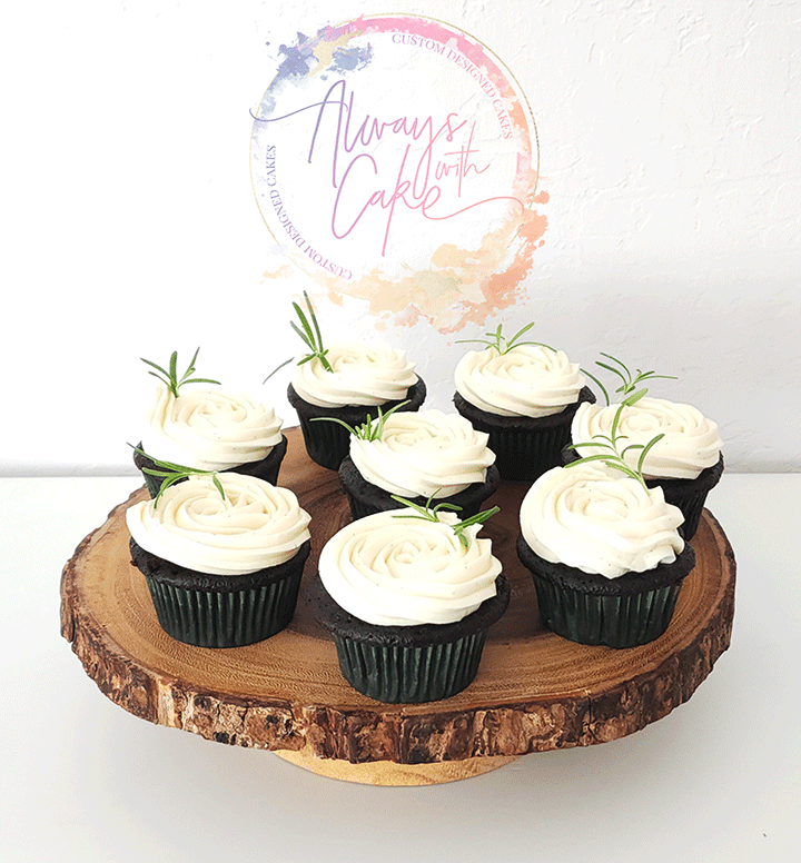 Elyse Rustic Wedding Cupcakes