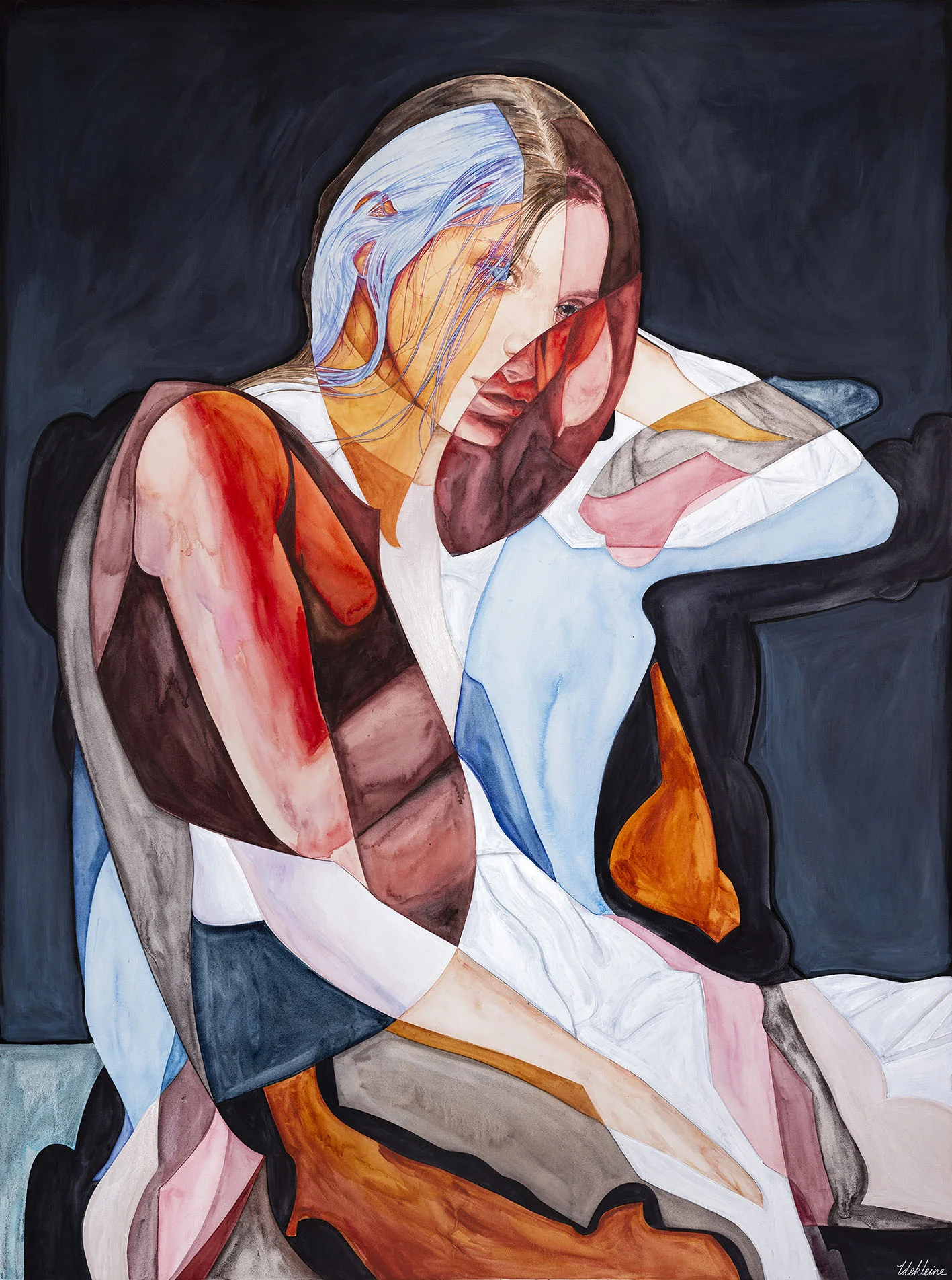 This Has All Been For Something 2019, 97 x 130cm, Watercolour, Gouache and Acrylic on Paper AVAILABLE FOR SALE