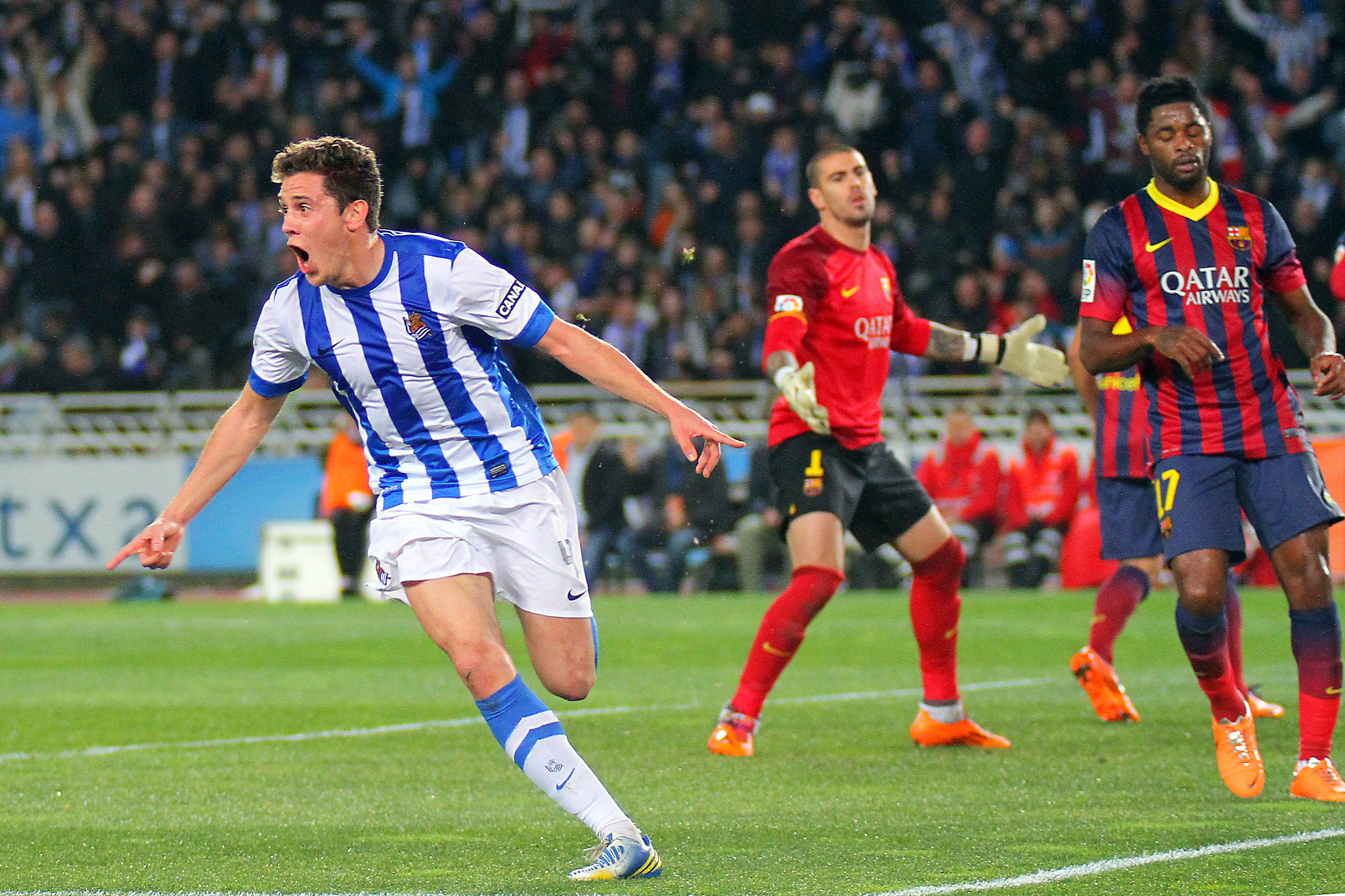 Real Sociedad 3 - 1 F.C. Barcelona