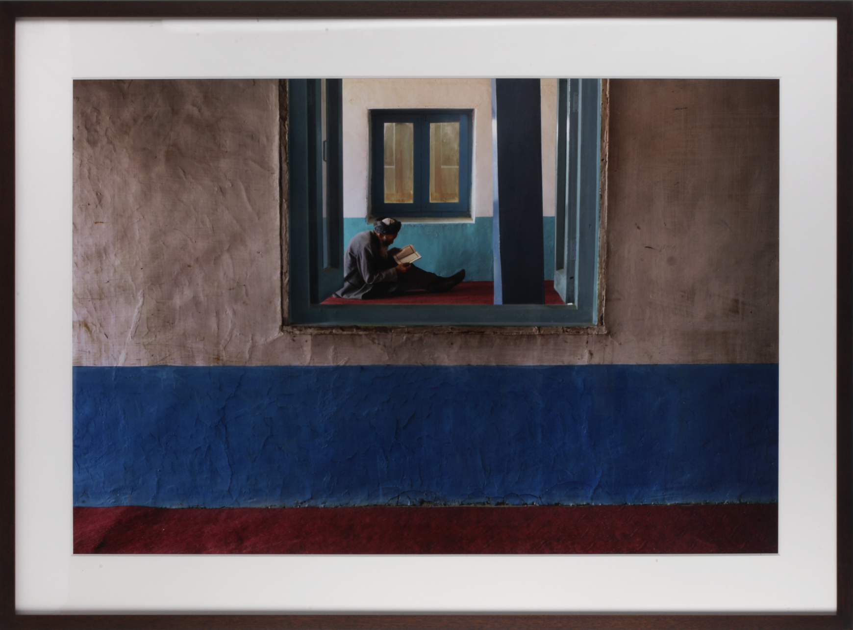Steve McCurry, Man in Bamiyan Mosque, 2006, signed Afghanistan fine art colour photograph, edition 1 of 15, available for sale and art rental in London