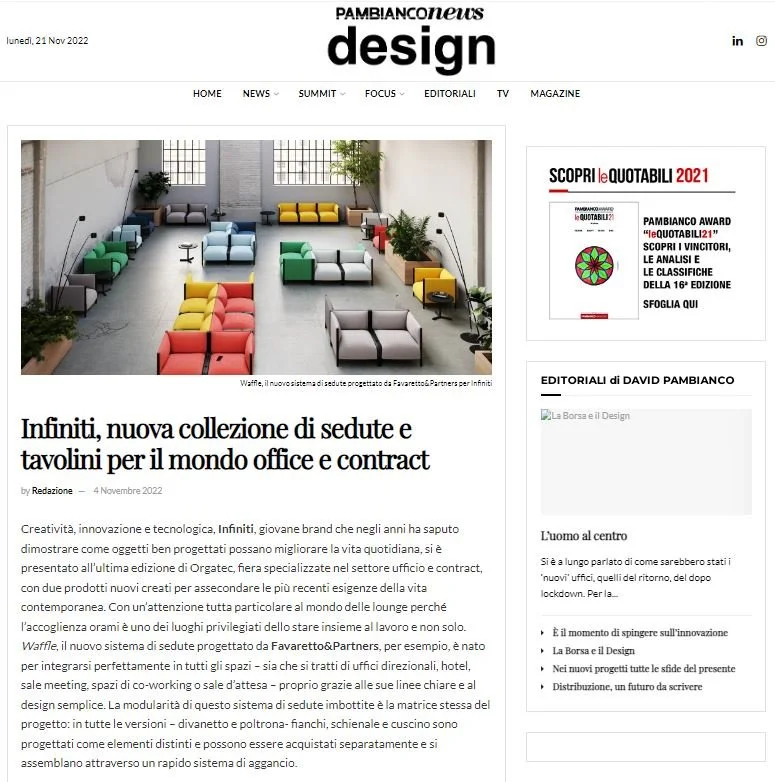  Pambianco News - Italy, November 2022 