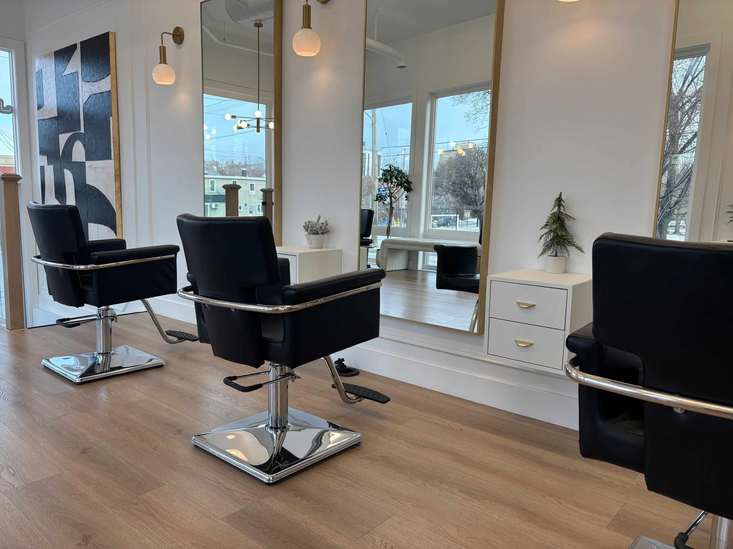Jabbany Salon interior shot at our new location in Ottawa