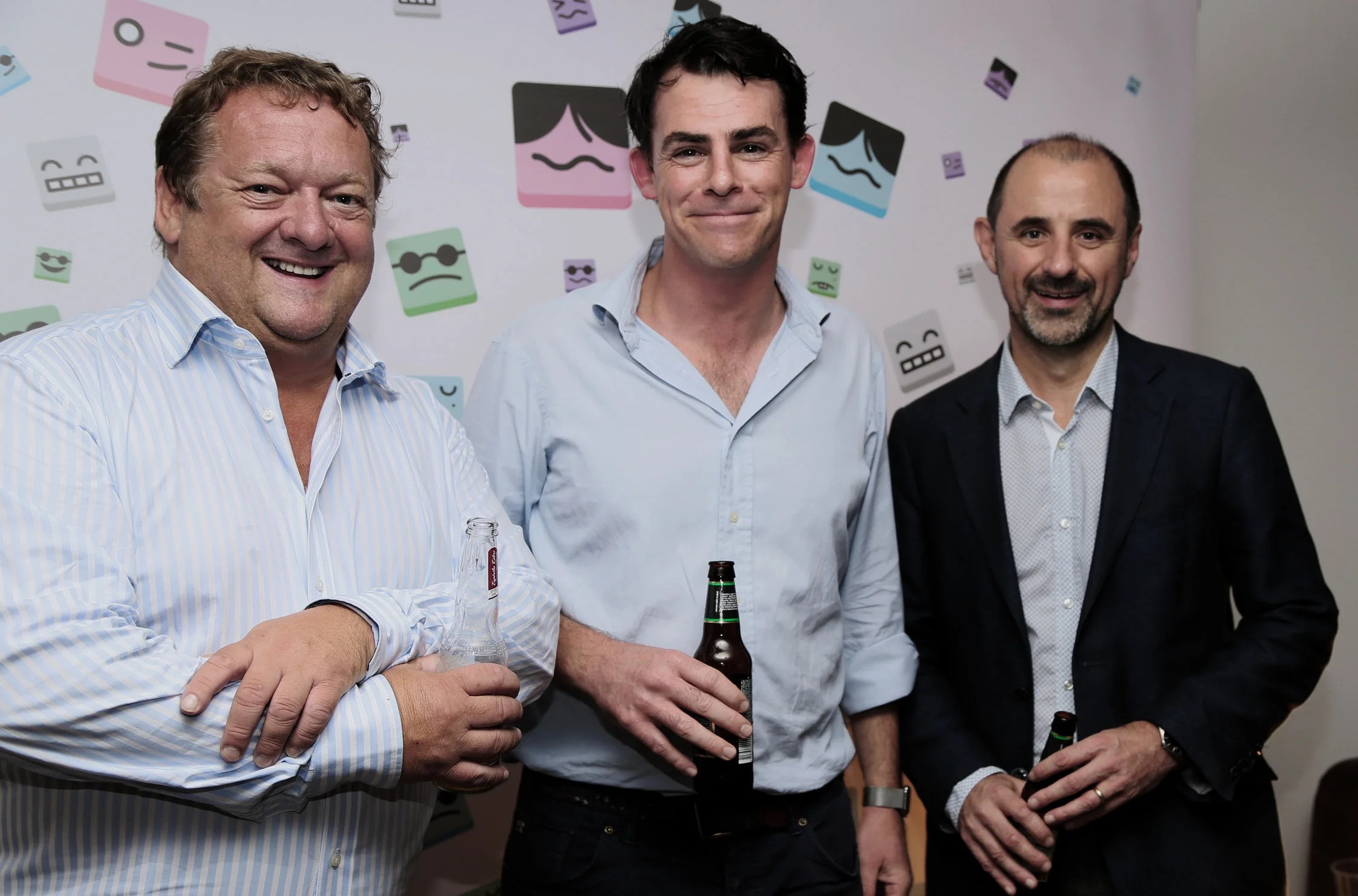From left to right: Eric Newnham (CEO, Talon Outdoor), Aidan Neill (CEO, Bitposter)