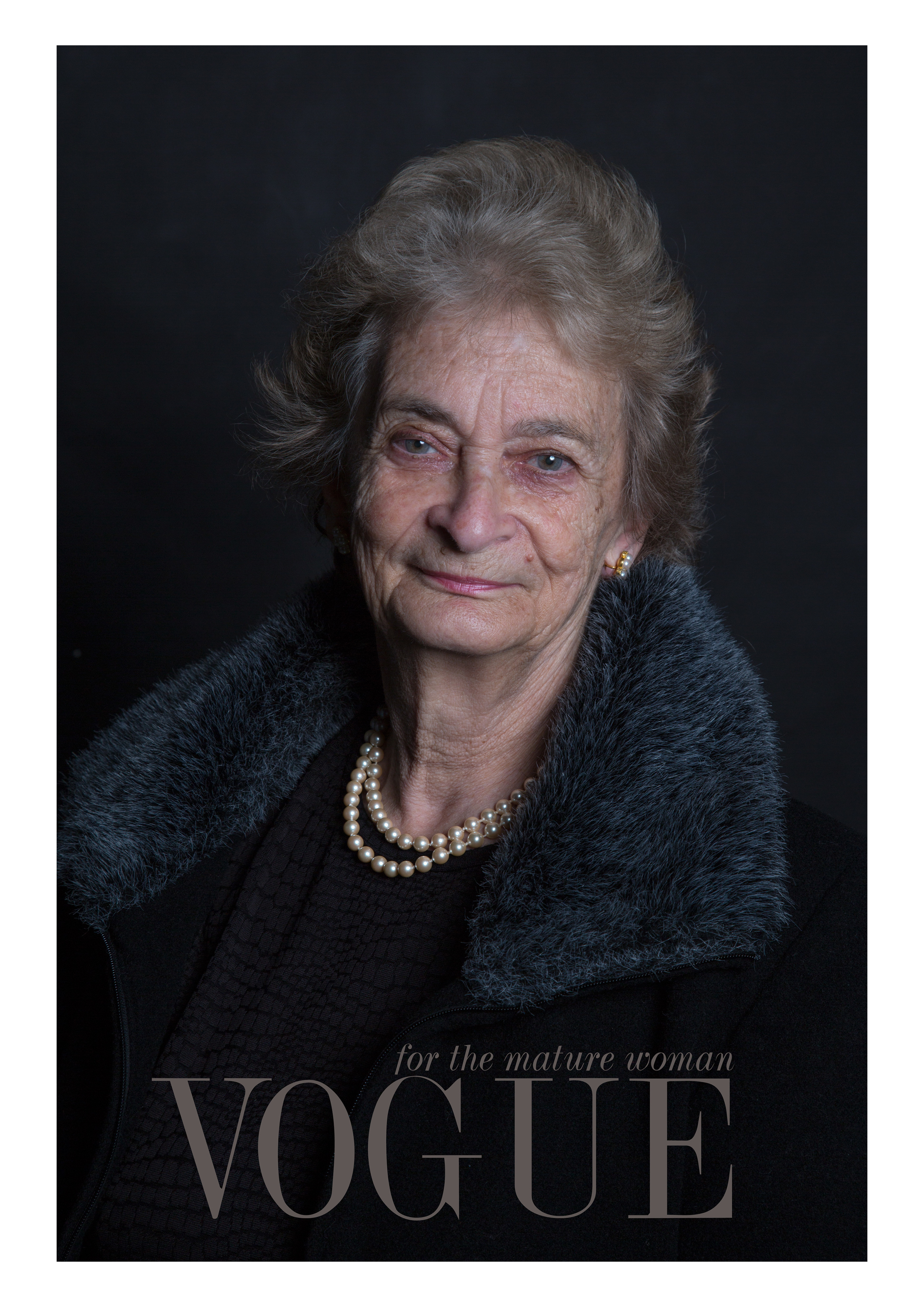  Personal Work- Older women beauty "Changing The Face Of Vogue #3" 