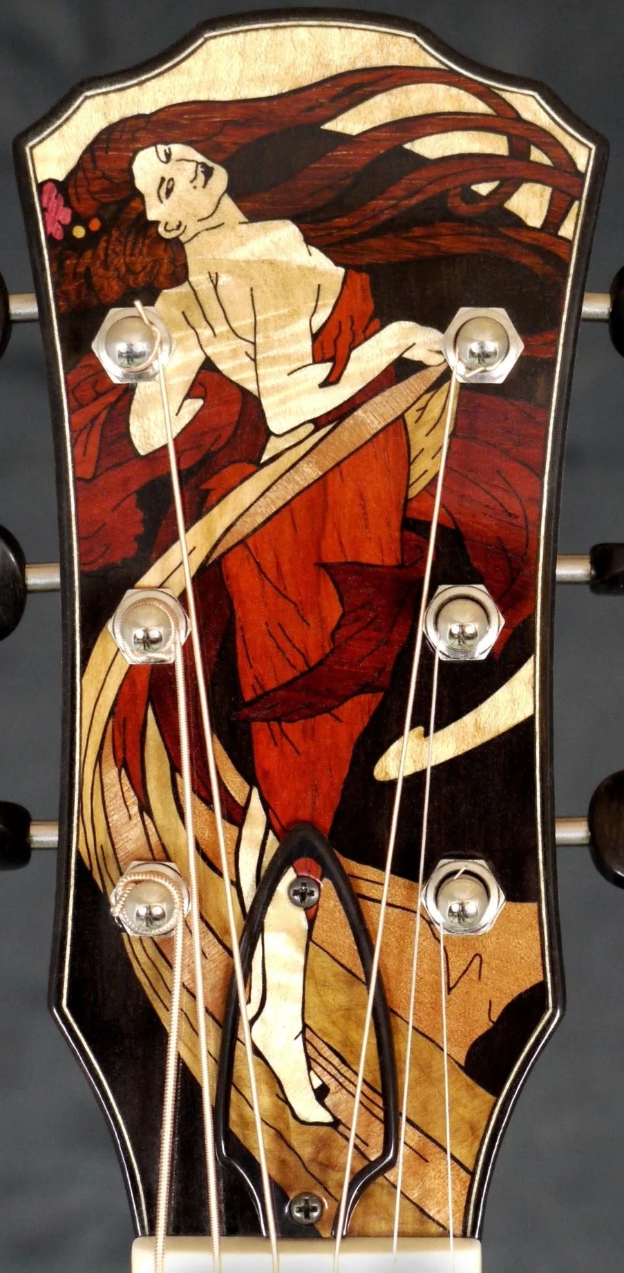 ALPHONSE MUCHA 'DANCE' HEADSTOCK