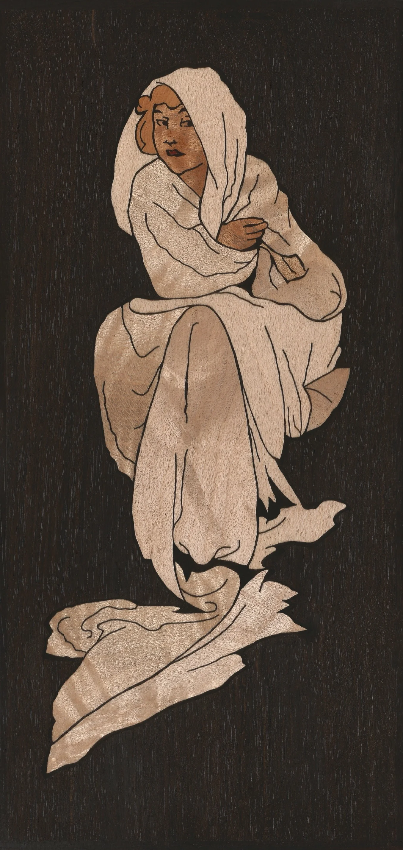 ALPHONSE MUCHA 'HIVER'