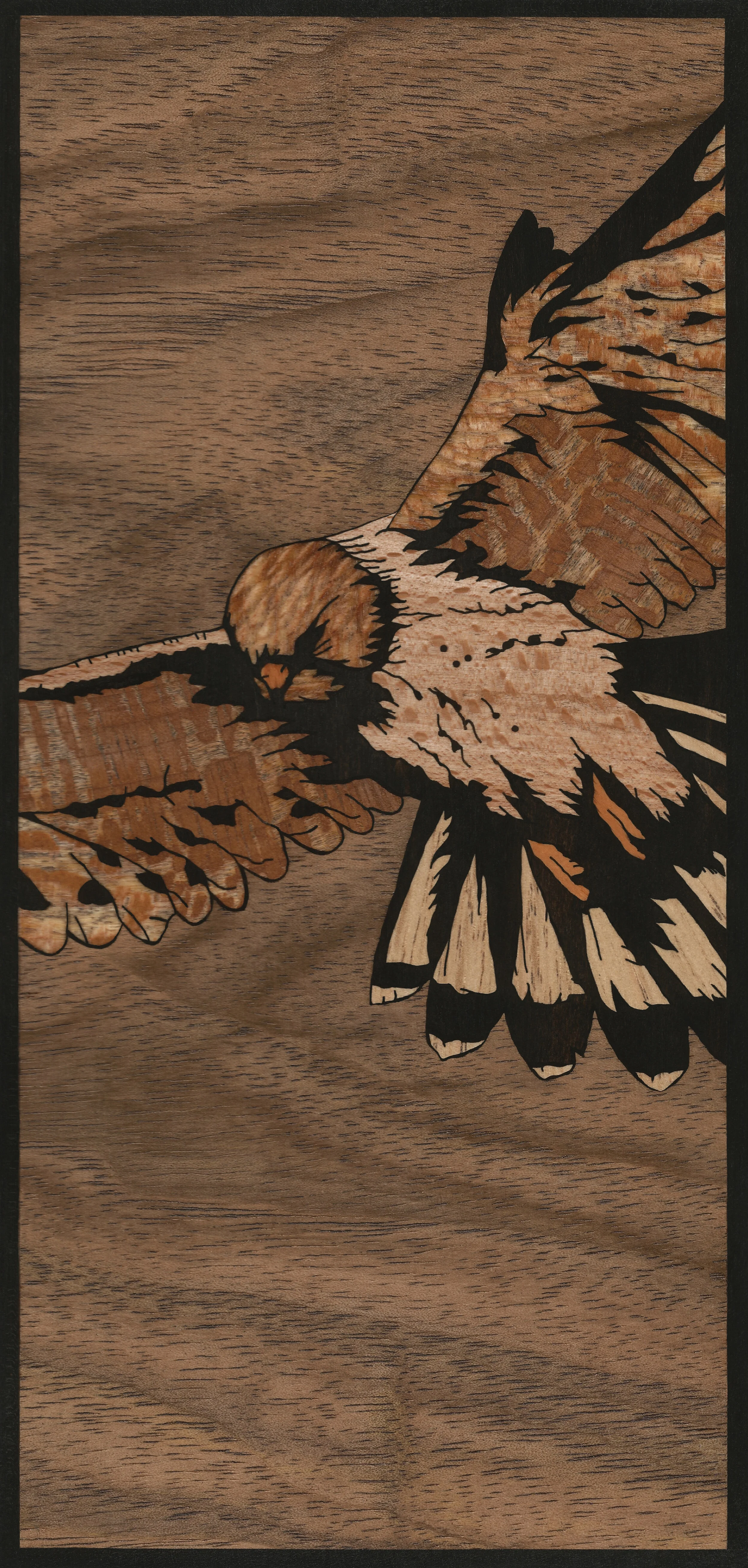 KESTREL hand cut inlay