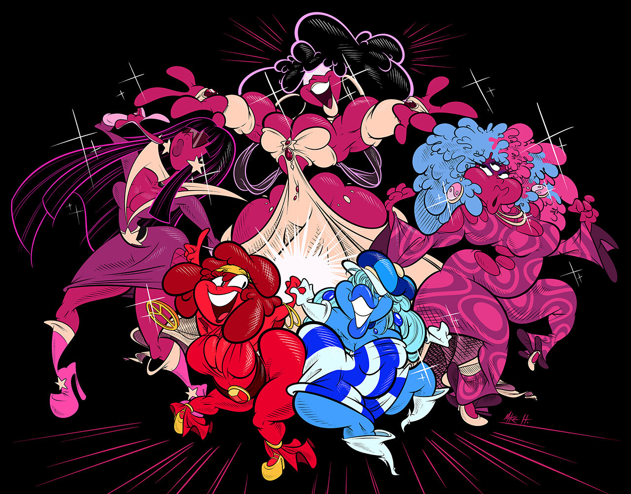 Steven Universe: Garnet, Ruby, and Sapphire
