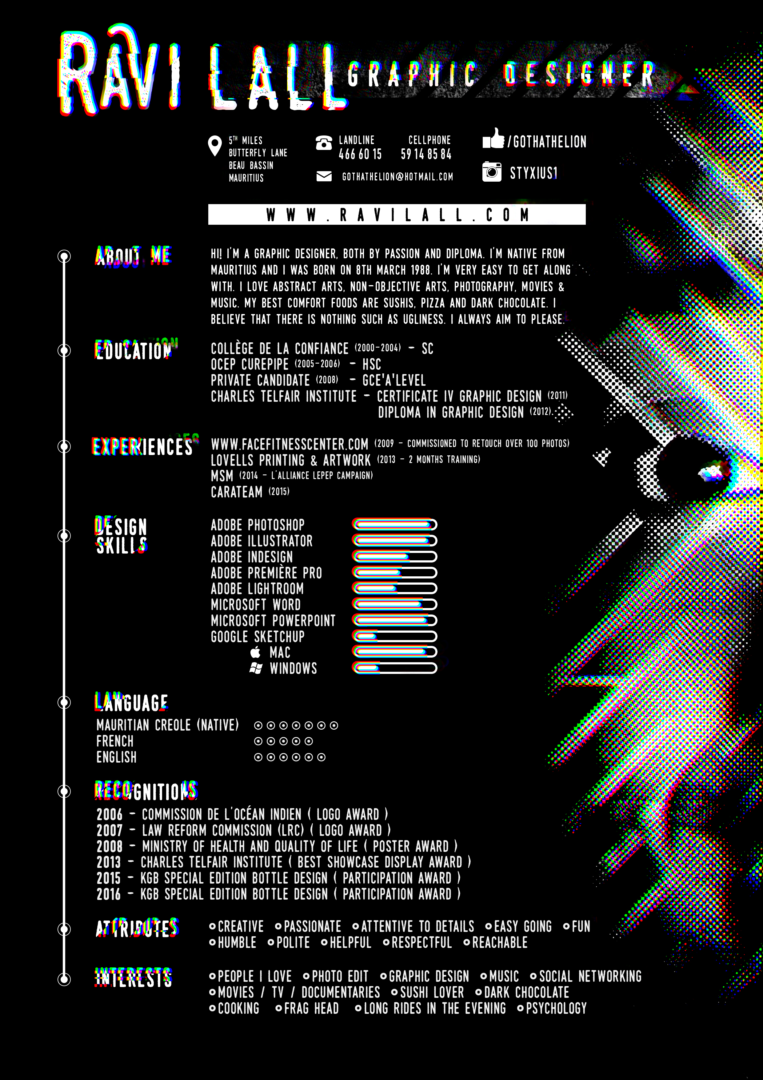 Ravi Lall - CV