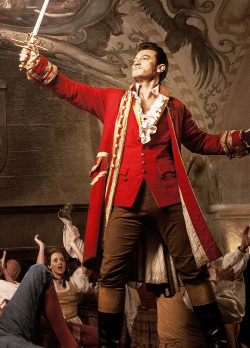 Evans as Gaston
