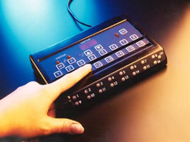 A nielsen box, used for capturing a family's viewing habits to determine ratings during sweeps weeks.