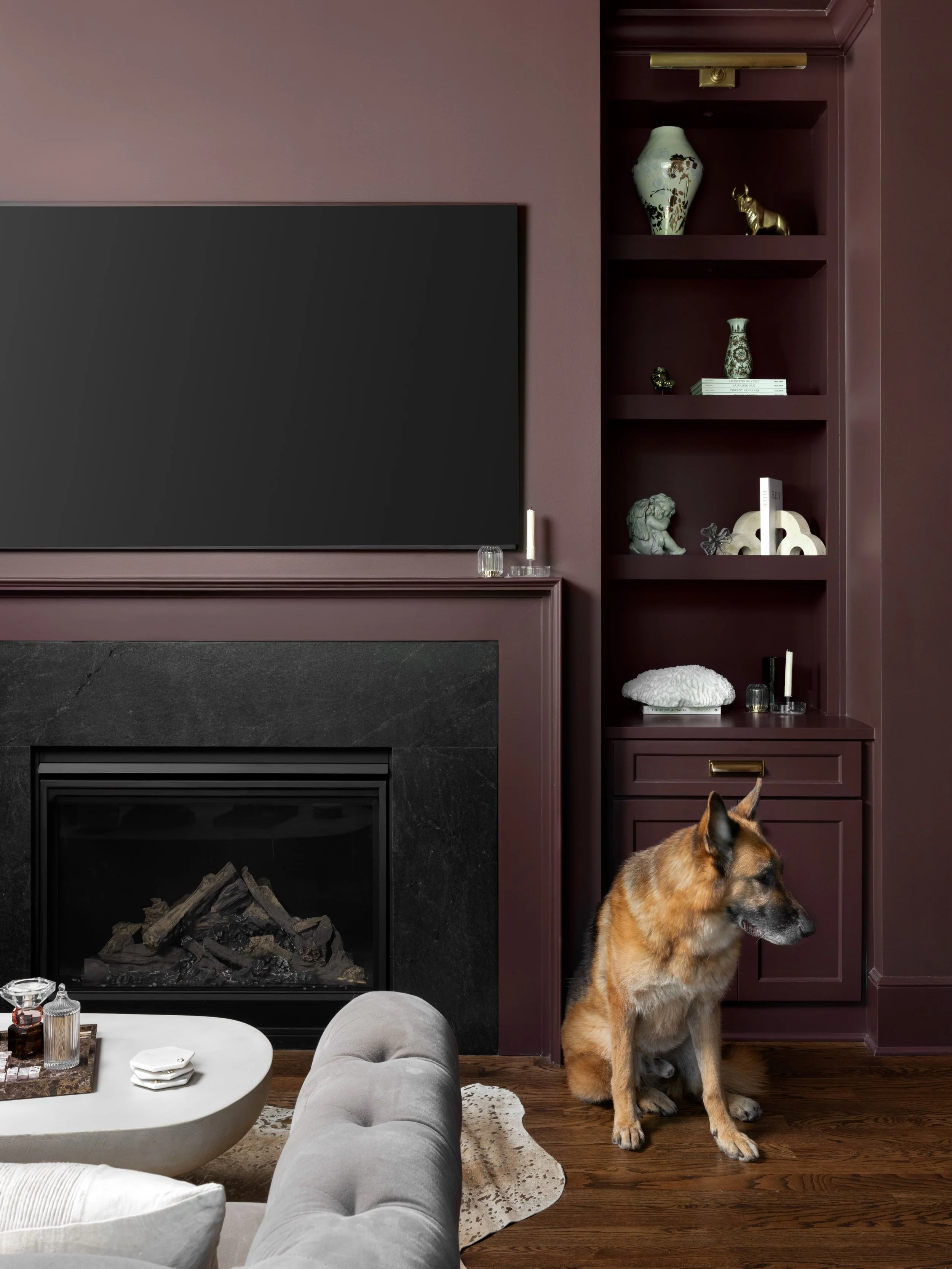 Dogs are cool
.
.
.
.
.
Paint color: SW Bitter Chocolate 
@koenigbuilding 
📷: @josiedell_photo 
@nspjarchitects