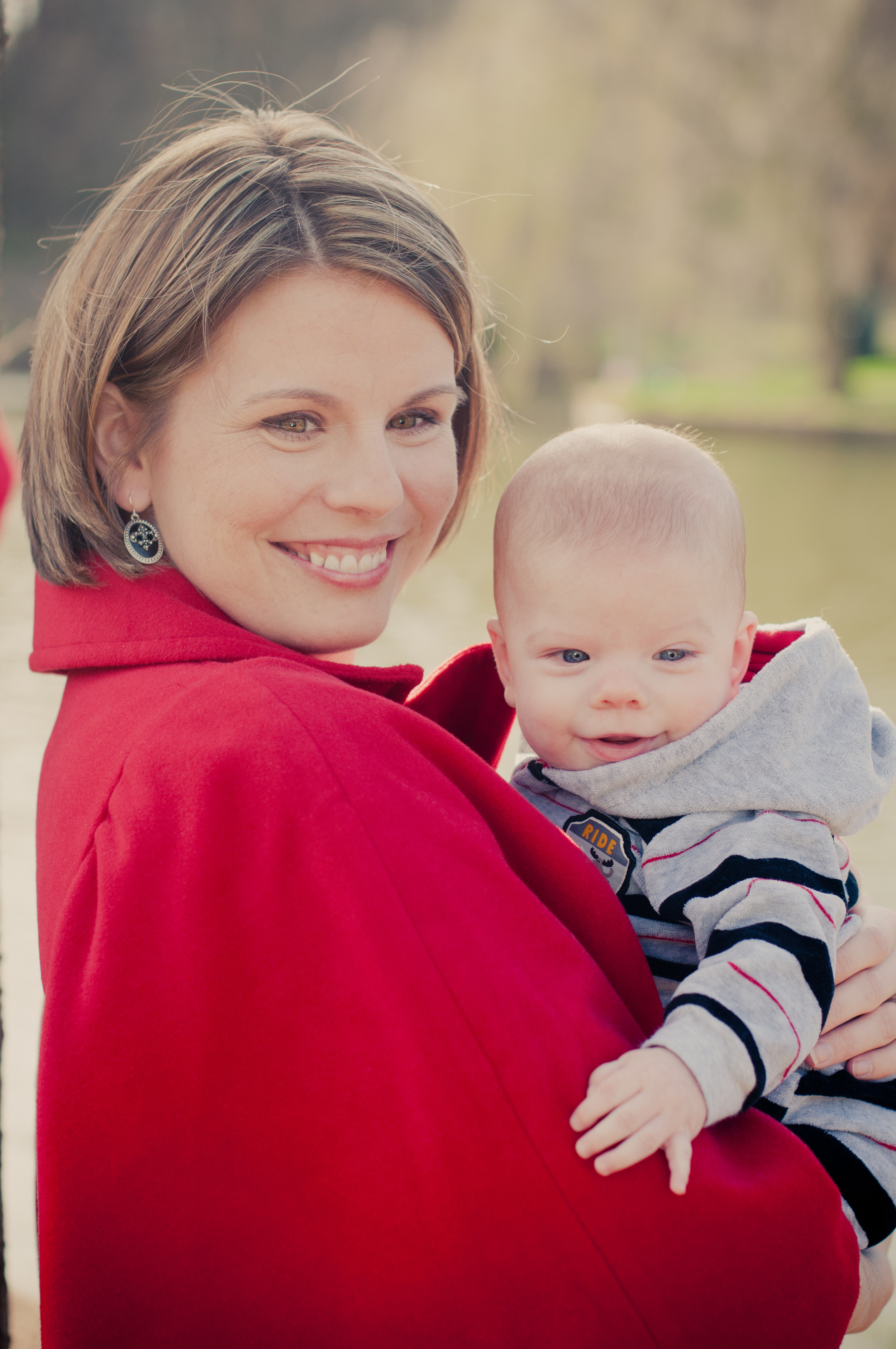 My son (3 months) and I: February 2012