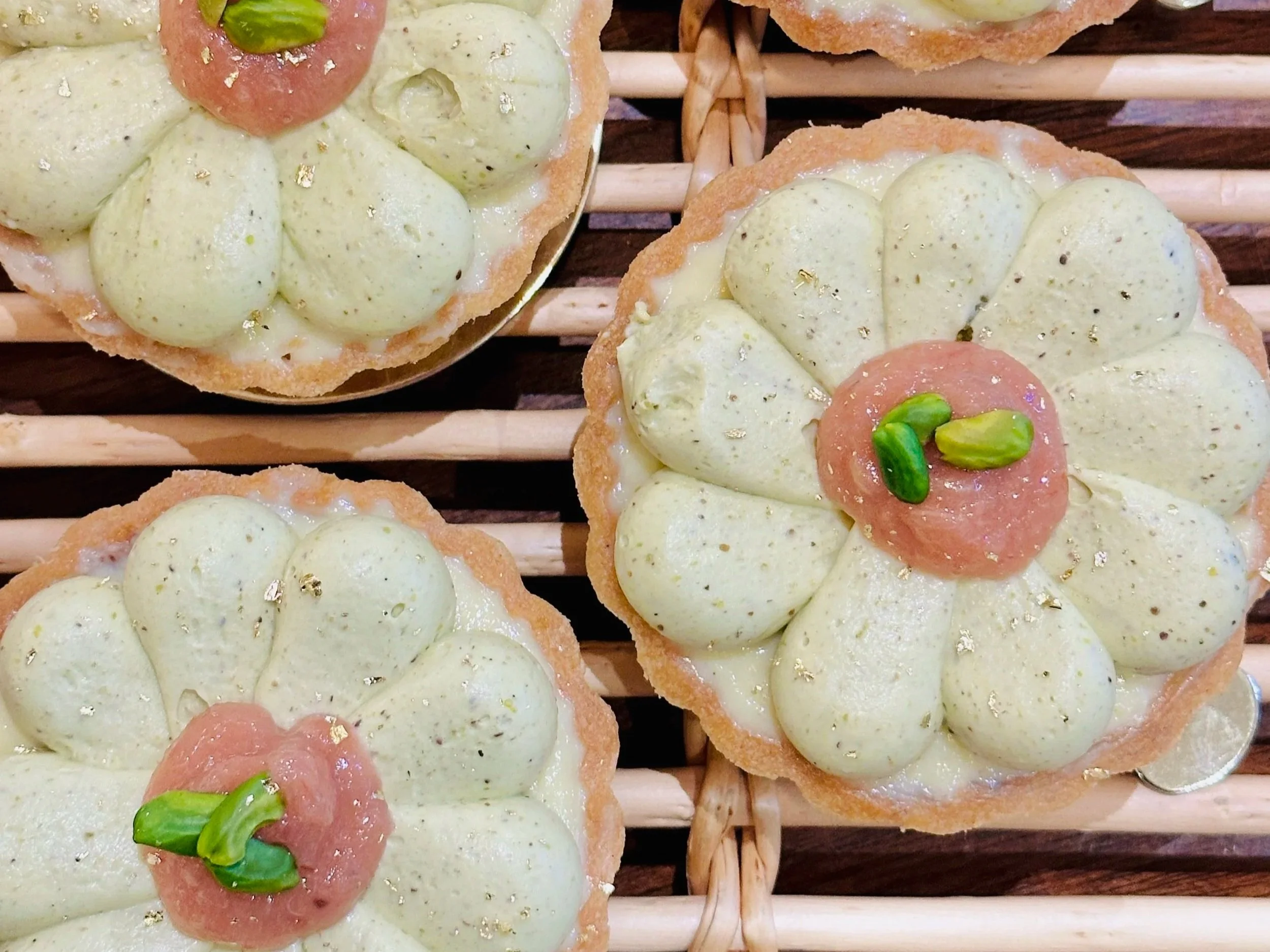 Pink Pistache Tart