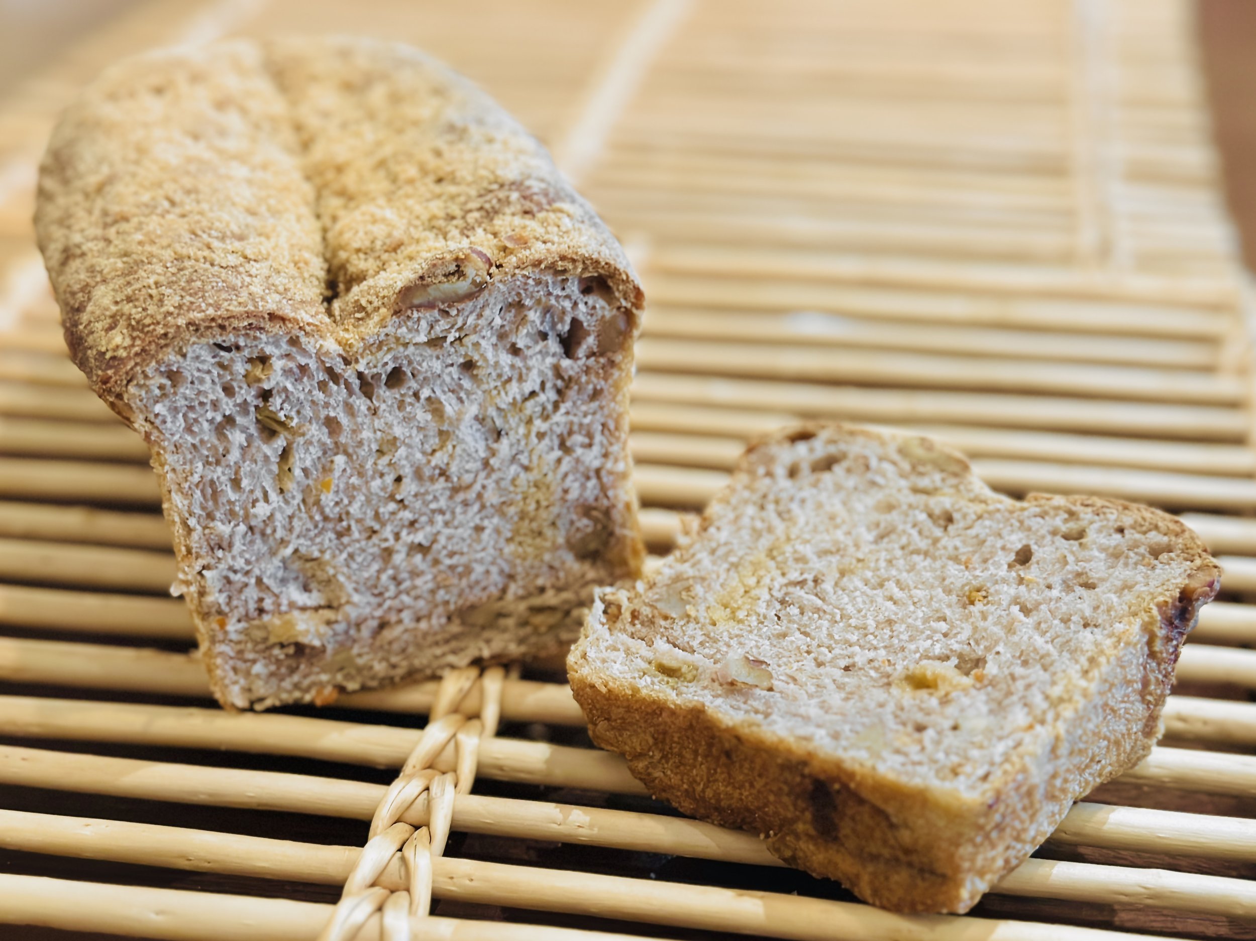 Raisin Walnut Streusel Bread