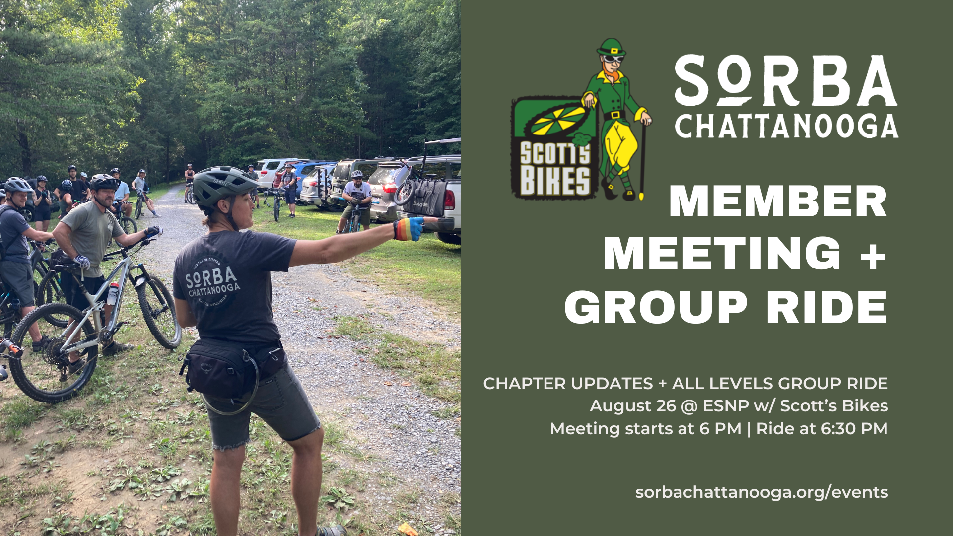 Open Chapter Meeting + Scott's Bikes Group Ride