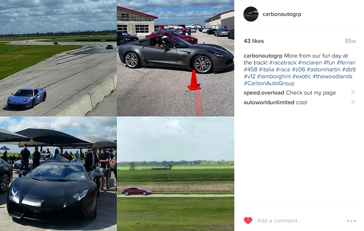 Racetrack Day w/ ZT Wealth — Exotic Car Rental Houston