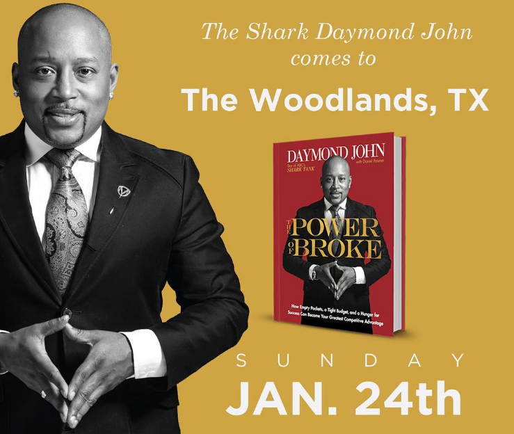 Welcome to The Woodlands Daymond John