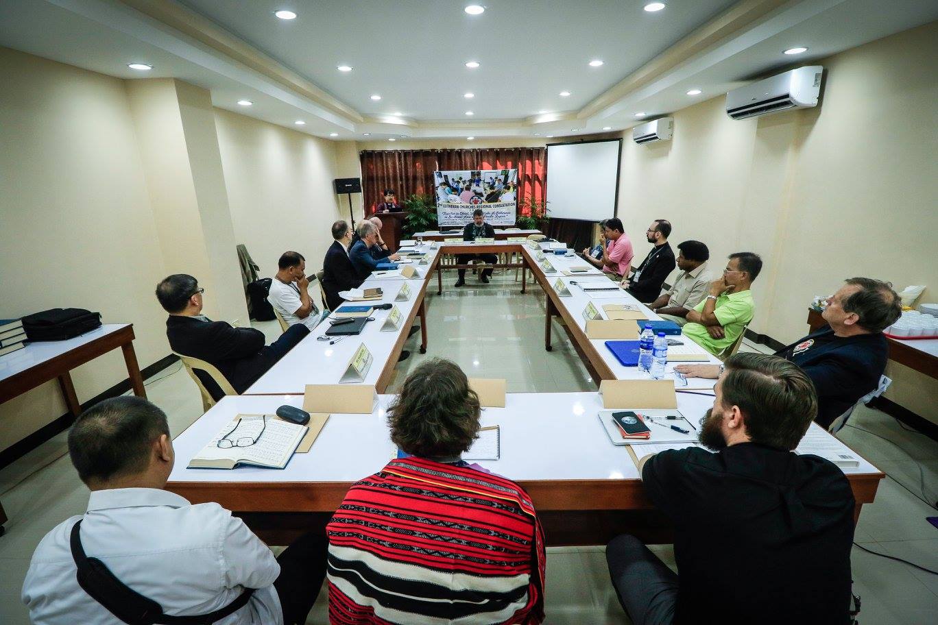 At the conference in the Philippines