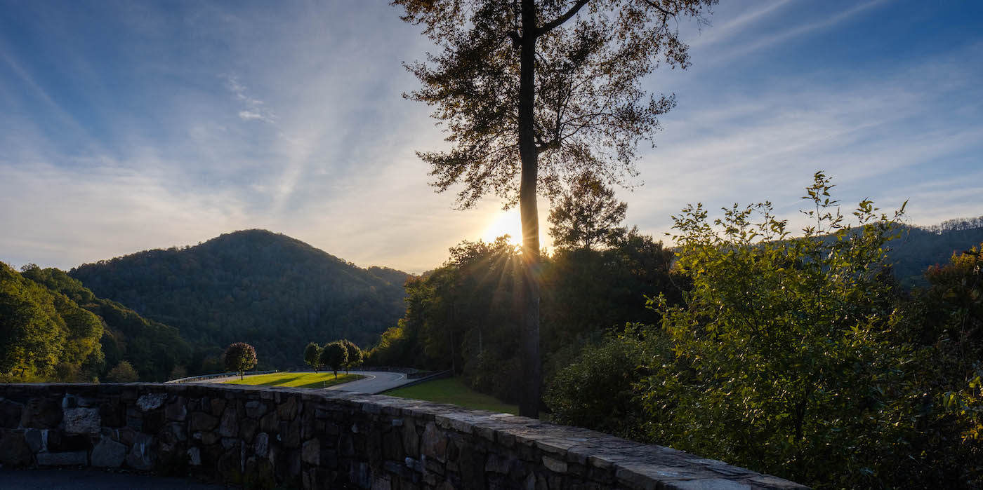 From the drive through North Carolina