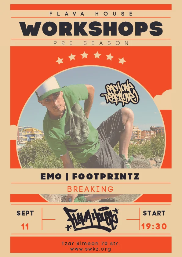 11.09 - ПОНЕДЕЛНИК - 19'30 - FLAVA HOUSE