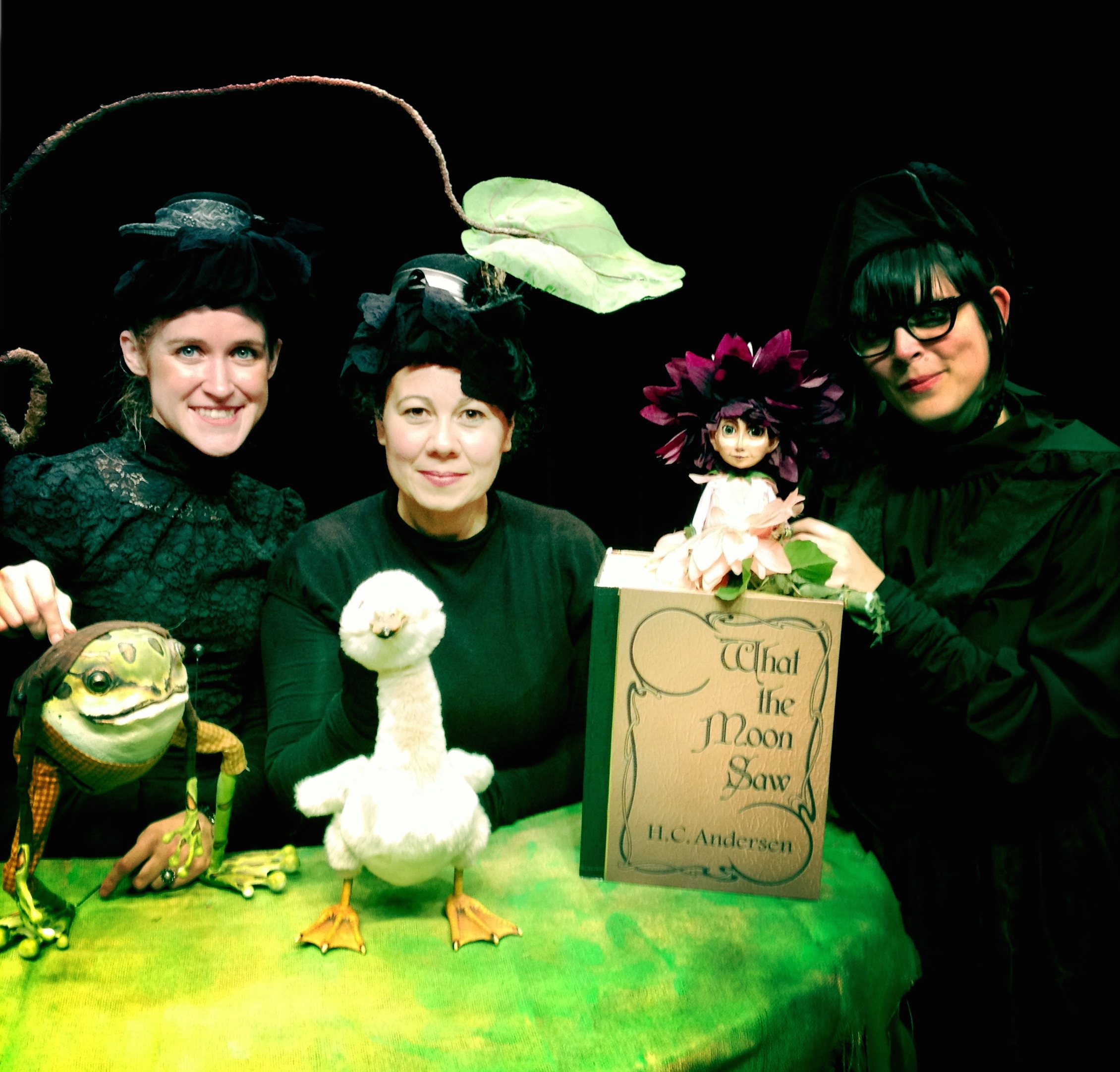 Performers Veronica Barron, Faye Dupras and Sarah Frechette