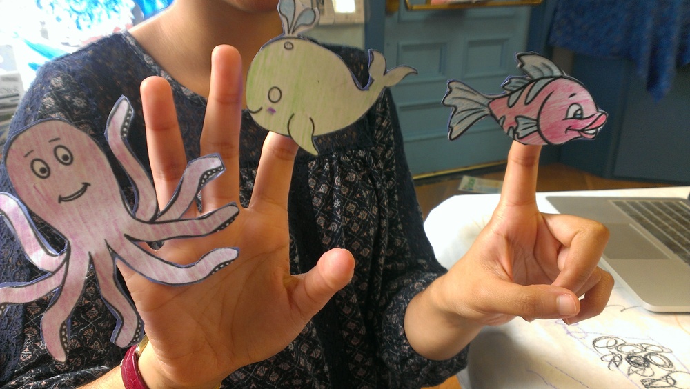 DIY Puppet Crafts: Ocean Finger Puppets! — Puppet Showplace Theater