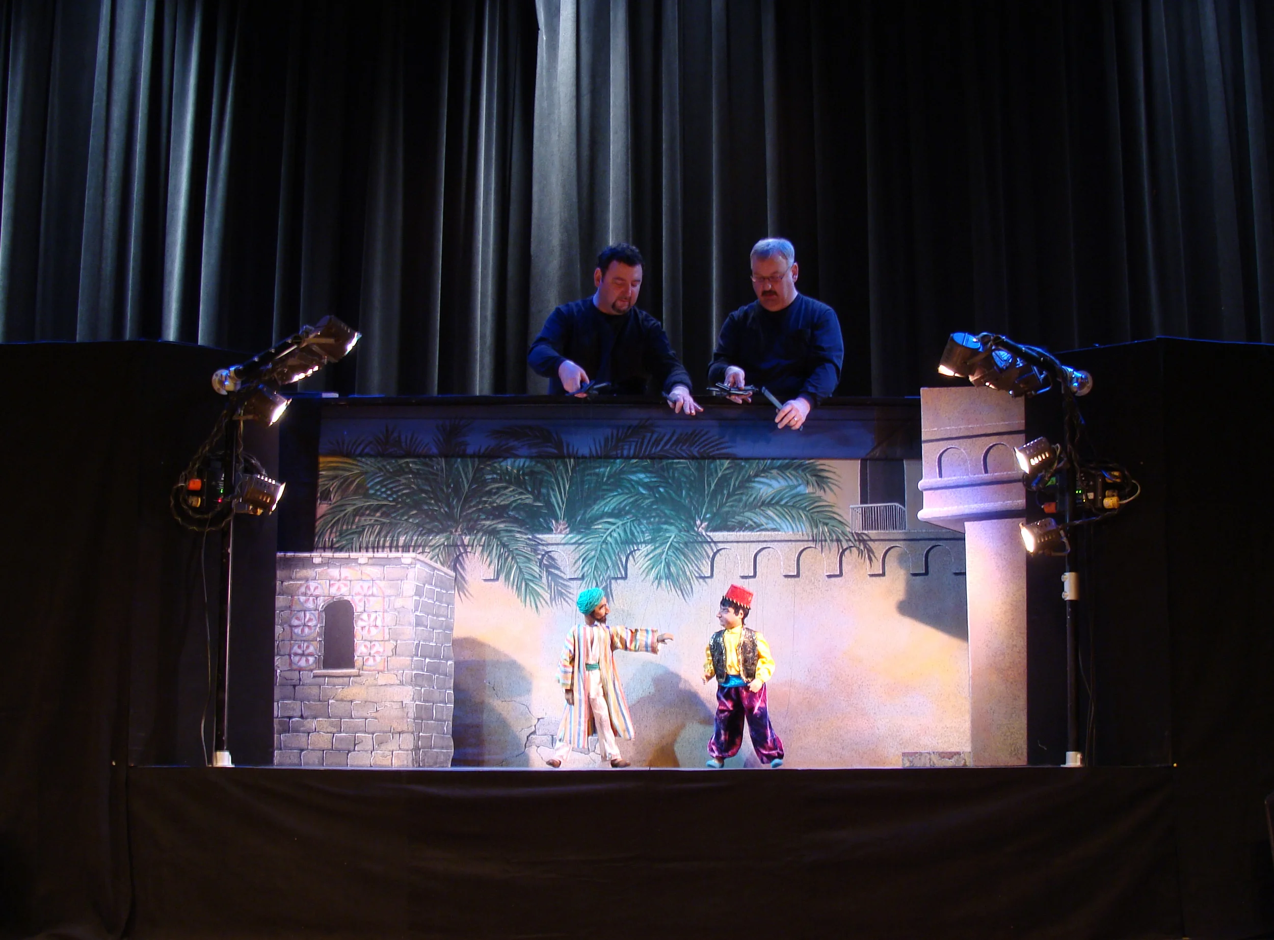 Arabian Nights. Left to right: Peter Syrotiak, David Syrotiak Jr.