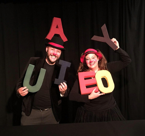  Harry LaCoste and Honey Goodenough in "Word Play"