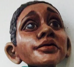 Young Frederick Douglass puppet from URT's How Do You Spell Hope?