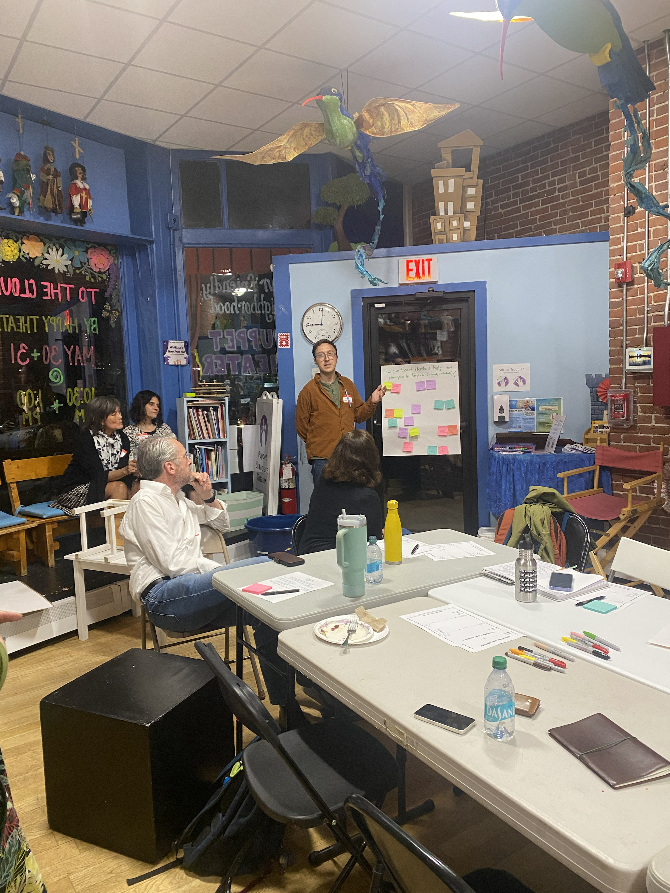   Photos from a recent Board of Trustees meeting!  