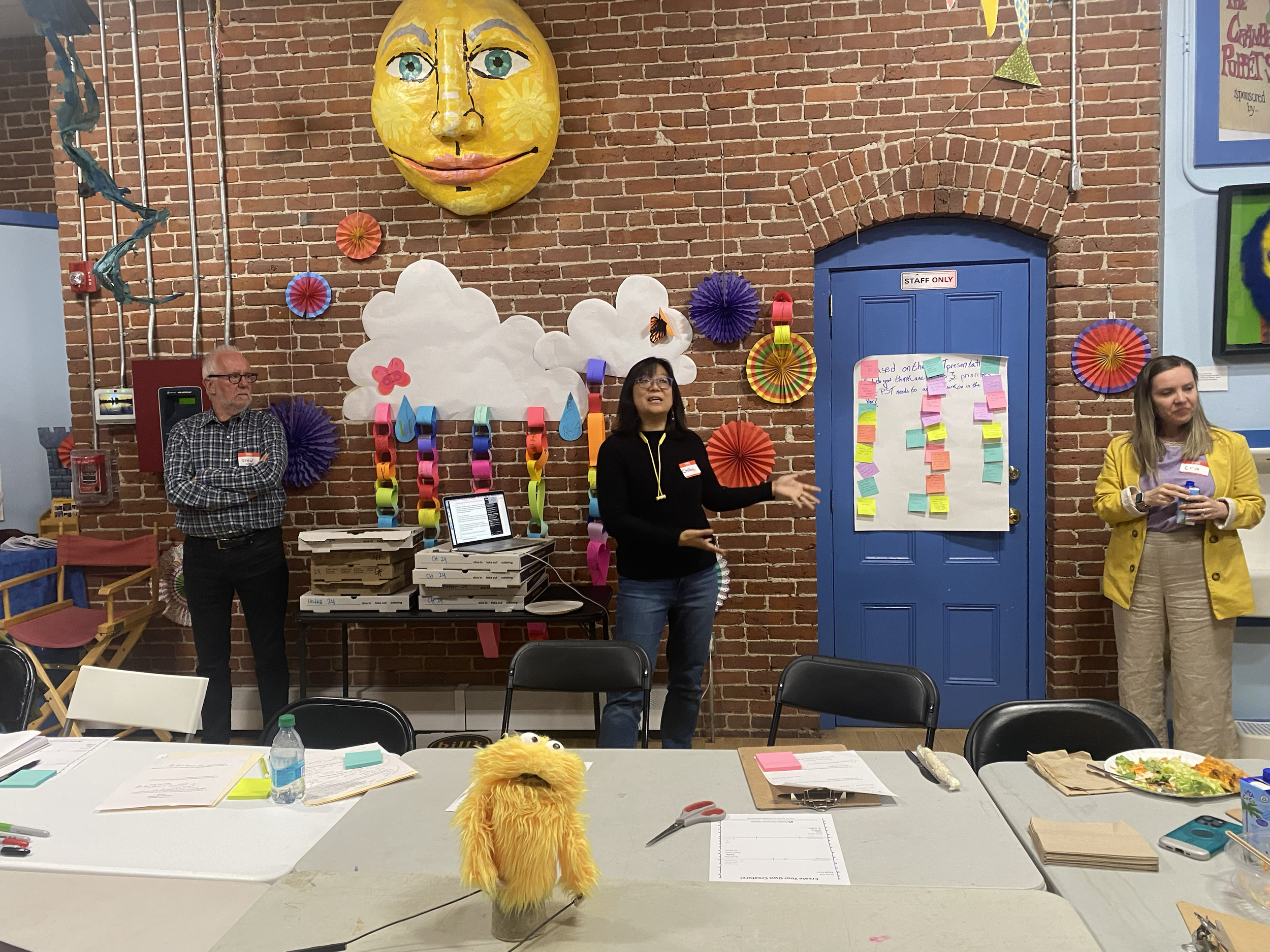   Photos from a recent Board of Trustees meeting!  