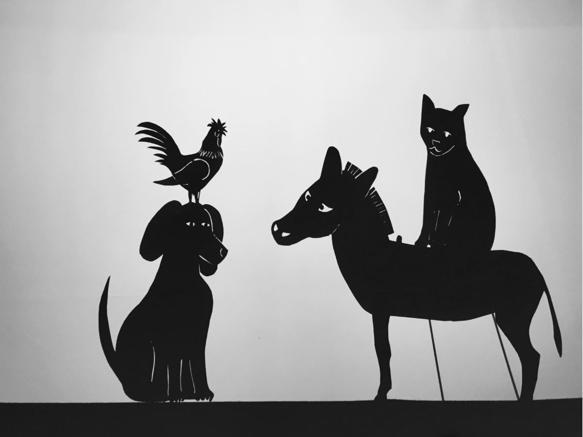 Shadow Puppets from "The Bremen Town Musicians"