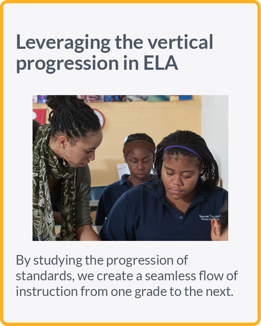 Leveraging the vertical progression in ELA