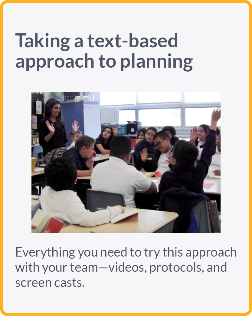 Taking a text-based approach to planning