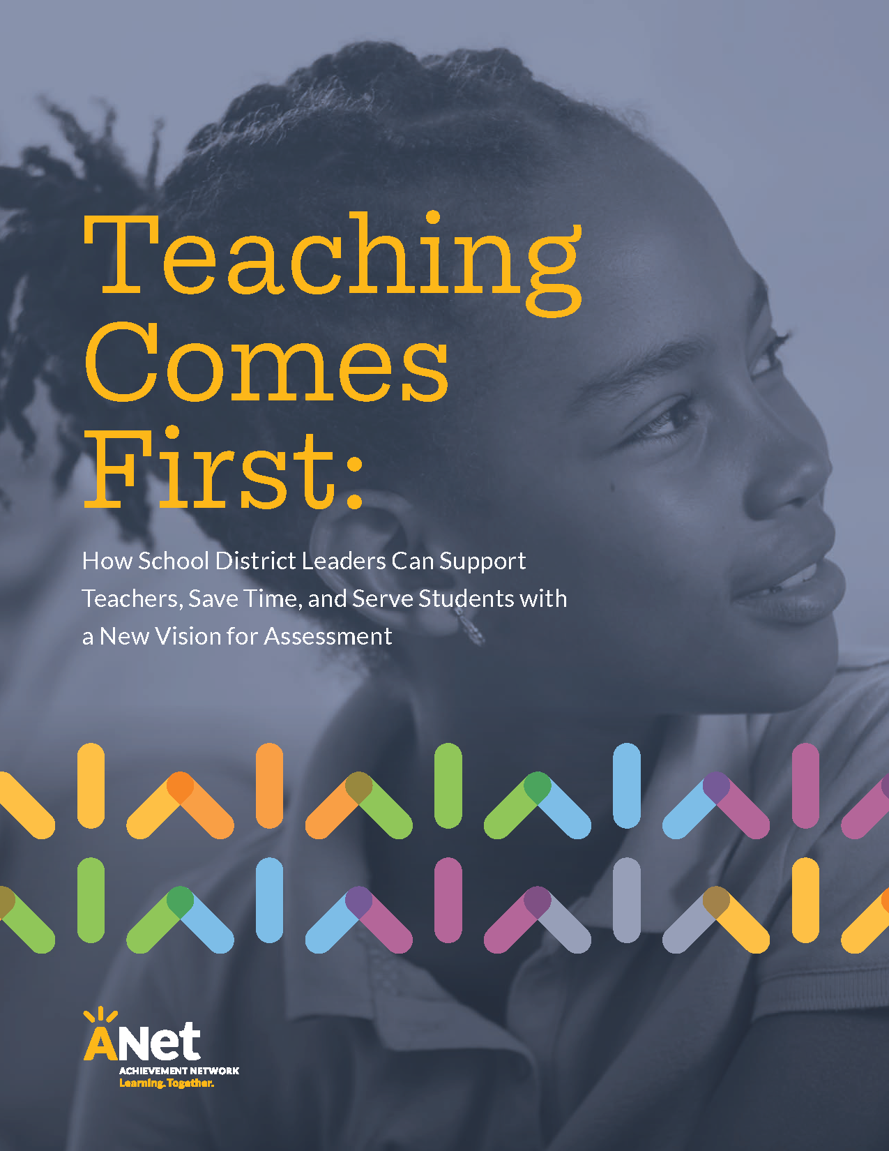 The cover of the Teaching Comes First White Paper