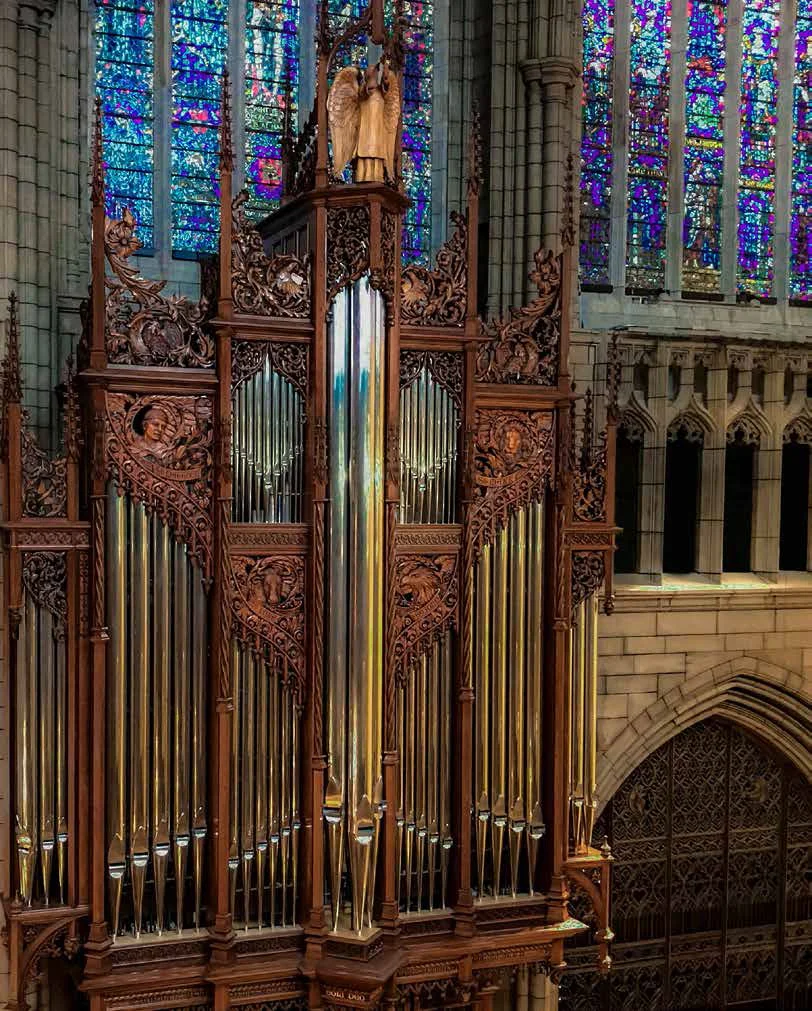 The Irene D. and William R. Miller in memory of John Scott at Saint Thomas Church Fifth Avenue, one of the most important instruments in North America. Photo: Ira Lippke