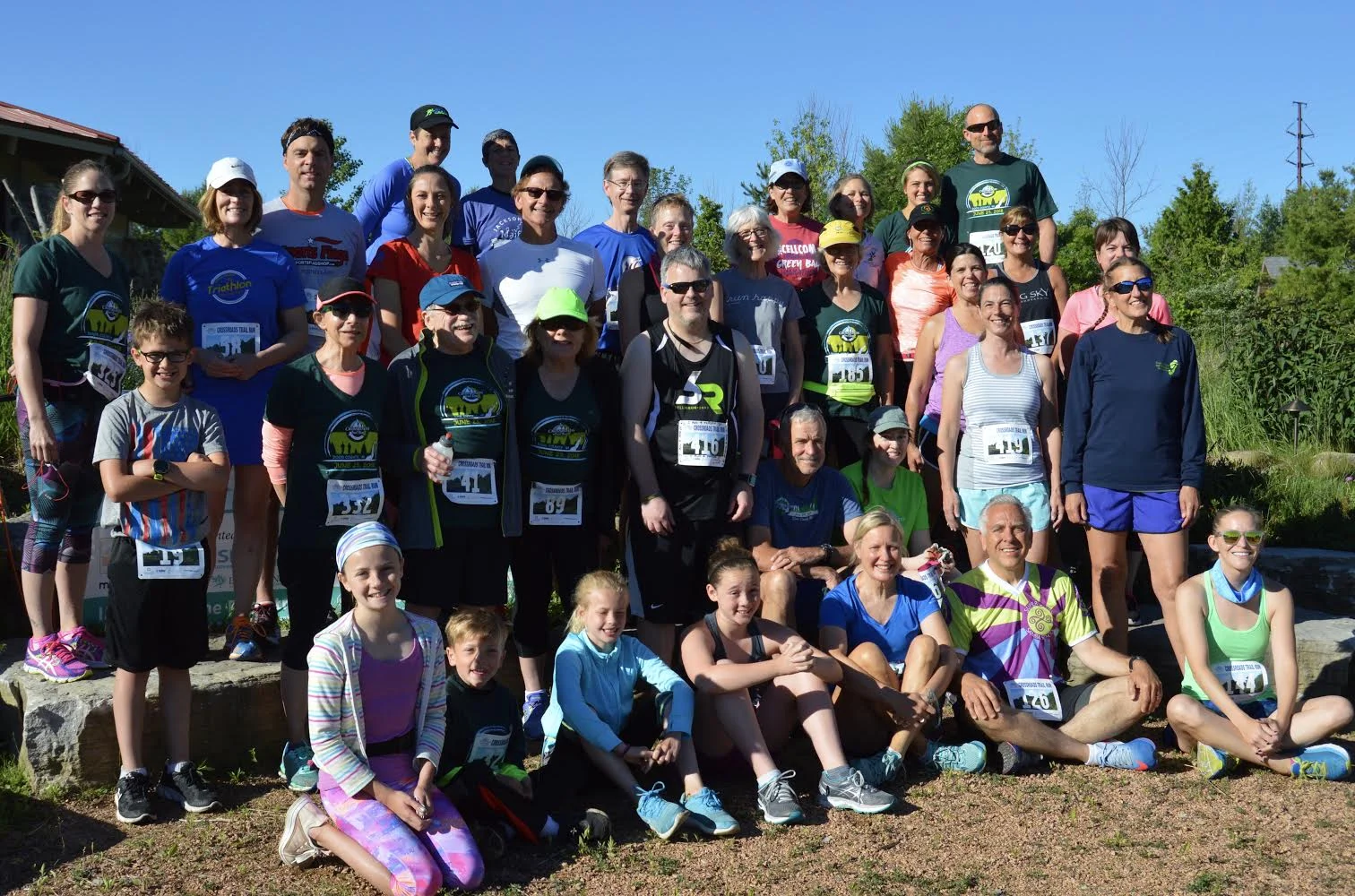 It was a beautiful morning and a beautiful turnout from Run the Door crowd at the Crossroads Trail Run in Sturgeon Bay.