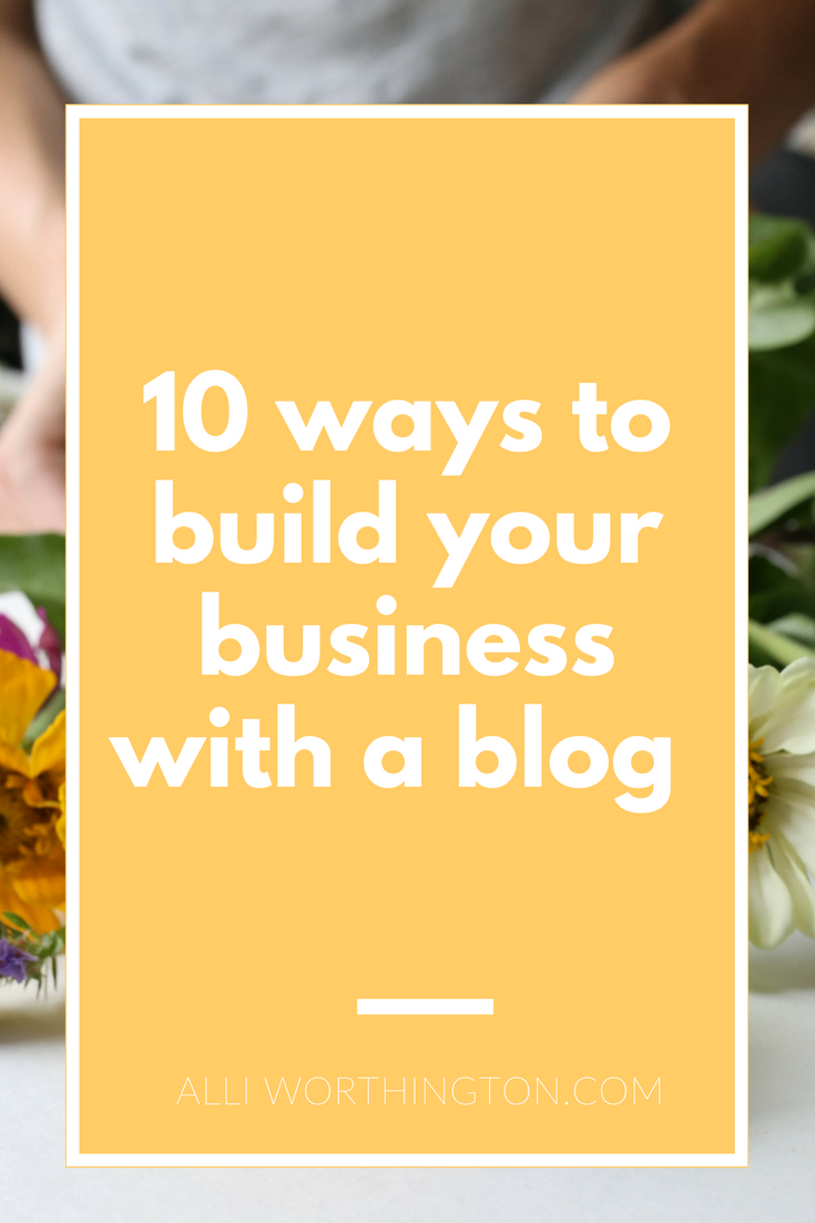 How to make money blogging and build a business with your blog.