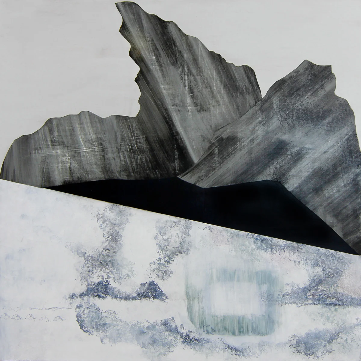 40x40" Acrylic on Panel. 