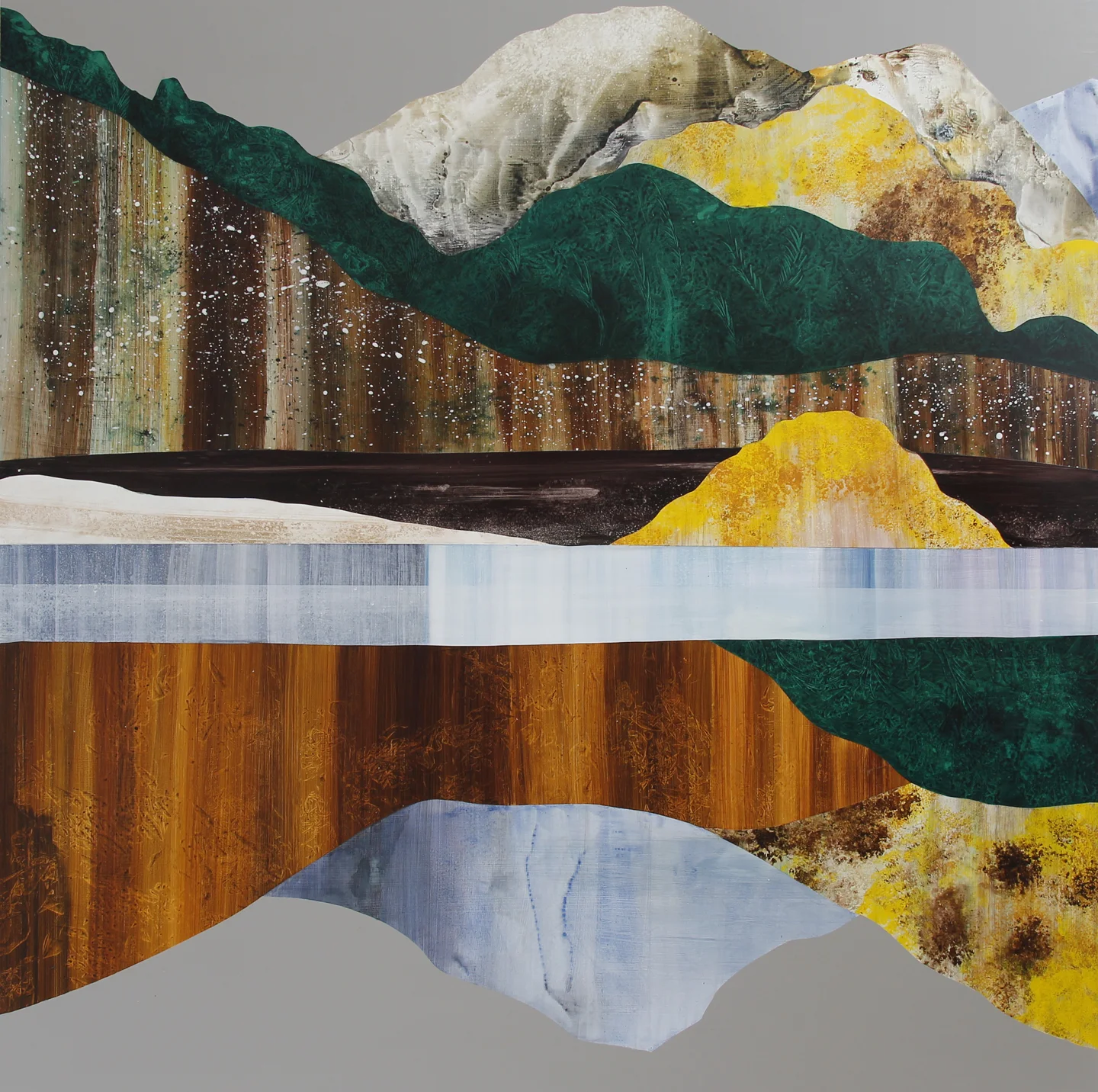 Timberland, 50x50”, Acrylic on panel. 2019.