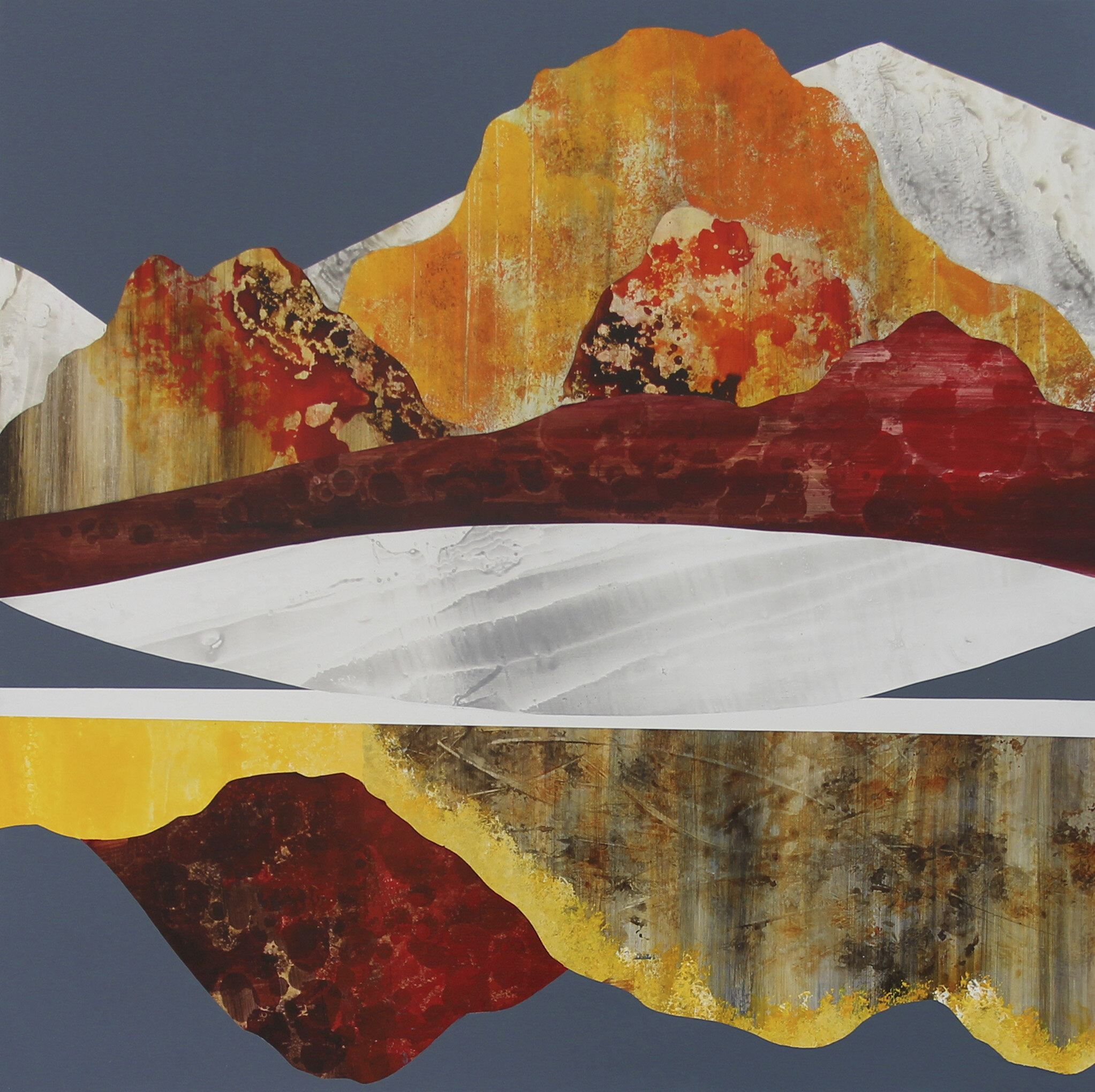  Mountain Chokecherry with Aspens  36x36”, Acrylic on Panel. 2020.    SOLD   