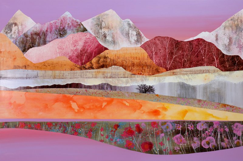 40x60” Acrylic On Panel.